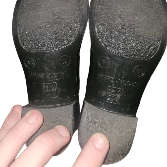 Vtg Marc Jacobs | Logo plaque | Rubber Rain boots | Made in Italy | 90s - Picture 5 of 12